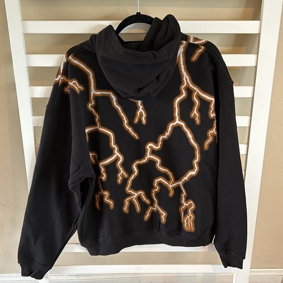 NWOT Darc Sport Wolves Club Lightning Black Hoodie - Picture 7 of 13